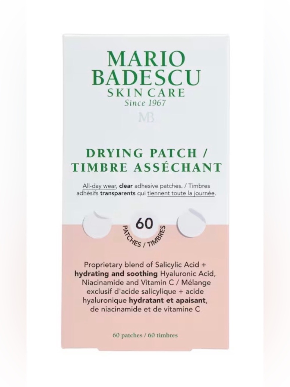 Mario Badescu Drying Patch Acne Pimple Patches - 60 Count